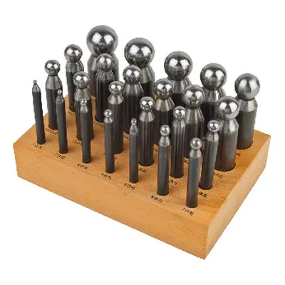 Set Of 24 Steel Doming Punches, Value Range