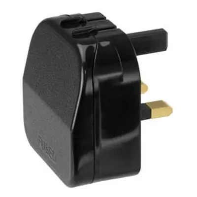 EU Europlug Flat 2 Pin Plug To UK 3 Pin Plug Converter