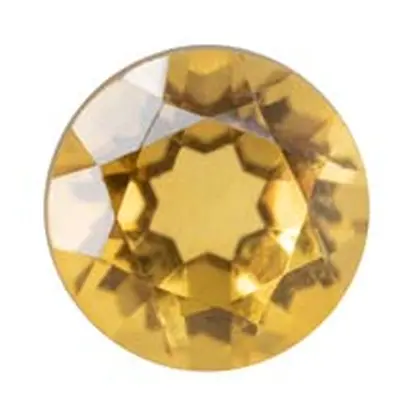 Citrine, Round, 3.5mm