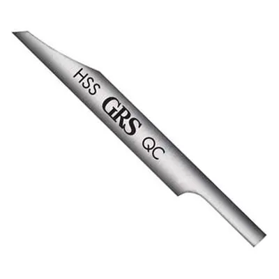 GRS® Quick Change HSS Flat Graver 0.4mm Tool Point Width