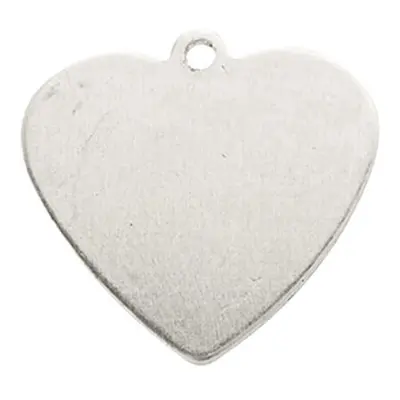 ImpressArt Aluminium Heart 16mm Stamping Blank Pack of 20 Pierced Hole