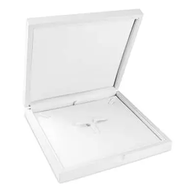 White Wooden Necklace Box