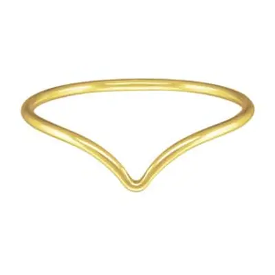 Gold Filled Chevron Ring Small