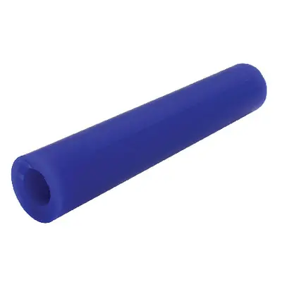 Ferris Round Wax Tube With Off Centre Hole, Blue, 152mm/6&quot; Long, 27mm Diameter