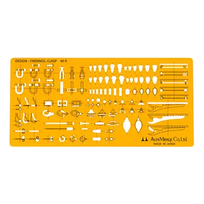 Technical Jewellery Design Template For Clasps And Findings