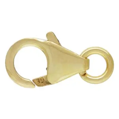 Gold Filled Oval Trigger Clasp With Ring 10mm