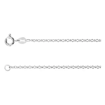 Sterling Silver 1.7mm Belcher Chain 28&quot;/71cm Unhallmarked 100% Recycled Silver