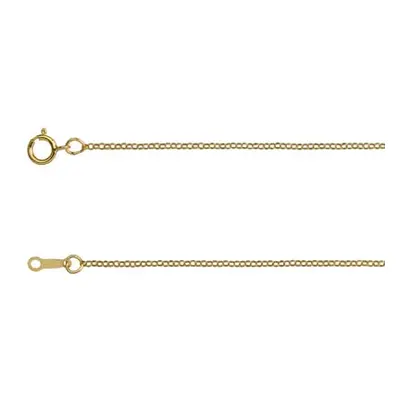 Gold Filled 1.1mm Belcher Chain 16&quot;/40cm