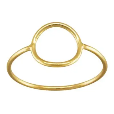 Gold Filled Open Circle Design Ring Large