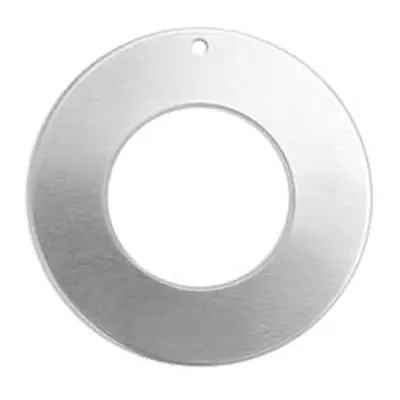 ImpressArt Aluminium Washer 25mm Stamping Blank Pk 13 Pierced Hole