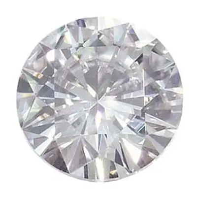 Moissanite, Round 6.5mm 0.88cts, Diamond Equivalent 1.00cts, Very Good Quality