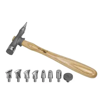 Fretz Maker Deluxe Hammer Set With 7 Metal Inserts And Holder