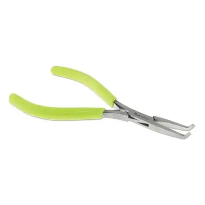 Micro-fine Mini Bent Flat Nose Pliers With Springs 125mm/5&quot;