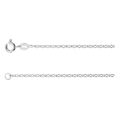 Sterling Silver 1.7mm Belcher Chain 22&quot;/55cm Unhallmarked 100% Recycled Silver