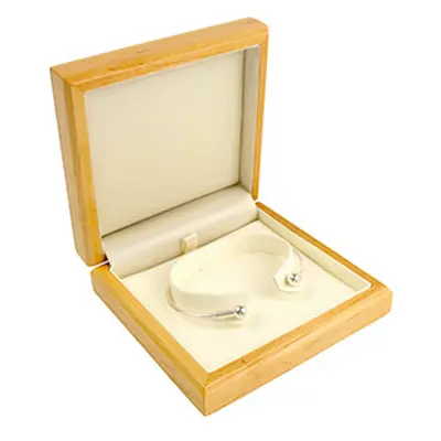 Wooden Bangle Box, Maple Colour