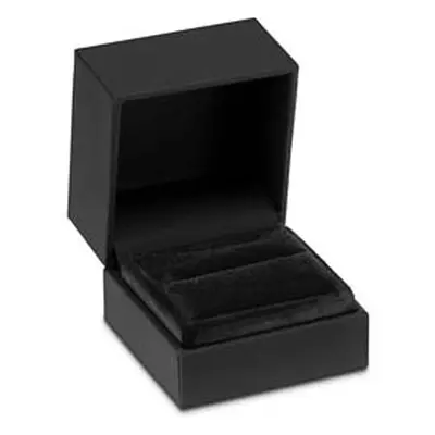 Premium Black Soft Touch Ring Box