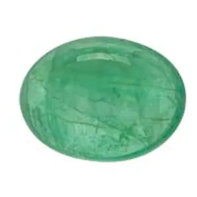 Emerald, Oval Cabochon, 8x6mm