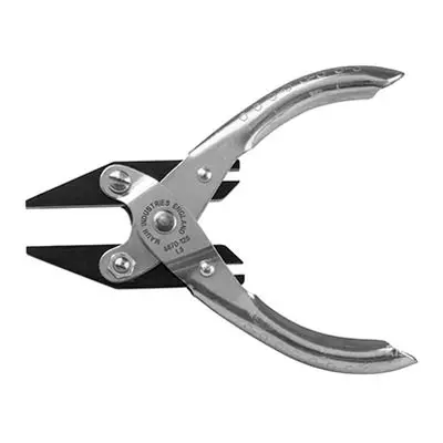 Maun Flat Nose Pliers 125mm/5&quot; Parallel Action, With Smooth Jaws