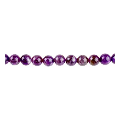 Amethyst Semi Precious Round Beads 10mm, 15&quot;-15.5&quot; Strand