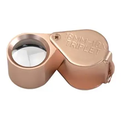 Loupe Rose Gold Coloured In Case X10 Magnification