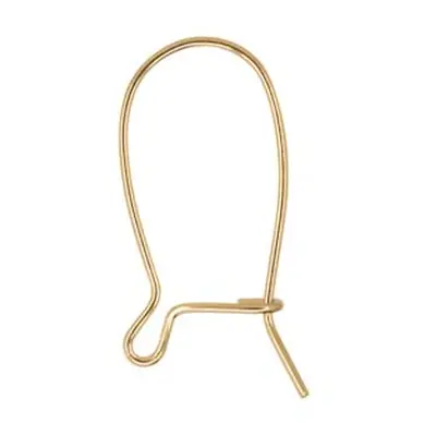 Gold Filled Safety Hook Wire 15mm Pack of 6