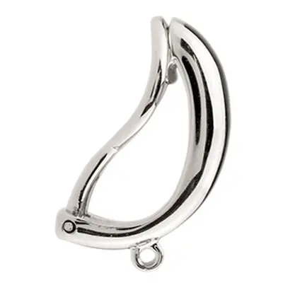 Sterling Silver Heavy Ear Clip With Ring Pack of 2