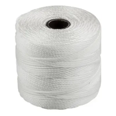 Beadsmith S-lon Bead Cord White Tex 210 Gauge #18 70m