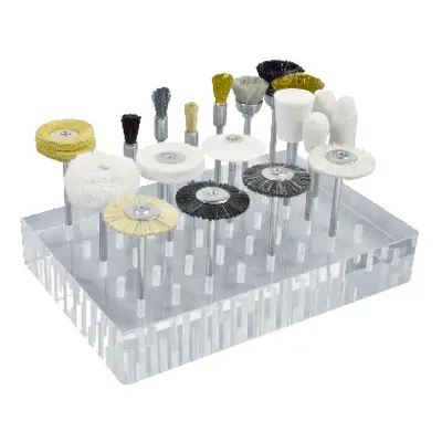 Pendant Motor Polishing Kit With Wheels, Brushes And Stand