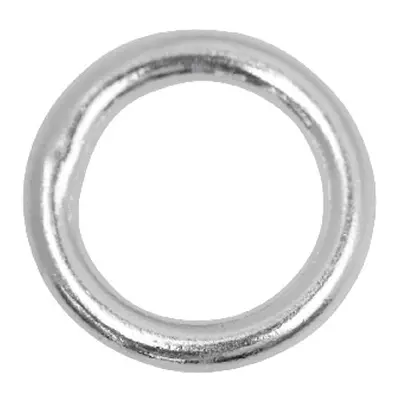 Sterling Silver 8mm Closed, Pack of 10, Jump Rings, 8mm Diameter X 1.2mm Round Wire