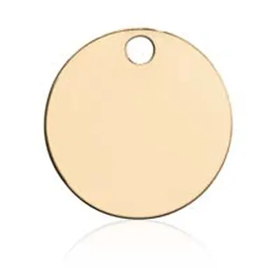 9ct Yellow Gold Round Blank 10mm, 100% Recycled Gold