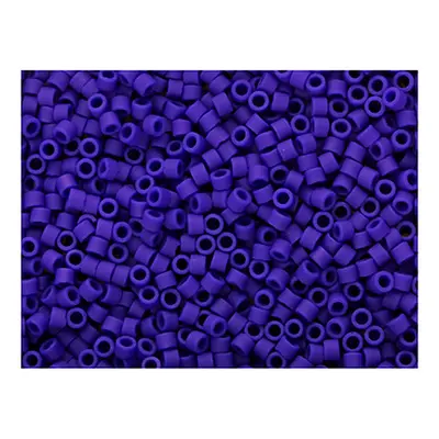 Miyuki 11/0 Delica Seed Beads Matte Opaque Royal Blue 7.2g Tube, Miyuki Code Db756