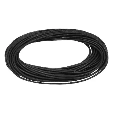 Black Round Leather Cord 2mm Diameter, 1 X 5 Metre Length