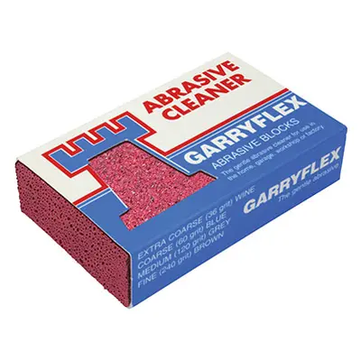 Abrasive Rubber Block Extra Coarse, Wine, 36 Grit, Garryflex