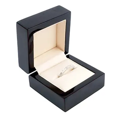 Wooden Ring Box, Black Colour