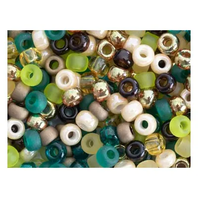 Miyuki 8/0 Round Seed Beads Seed Beads Mix Earth Tone 22g Tube, Miyuki Code Mix07