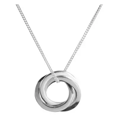 Sterling Silver Russian Trio Ring Necklet