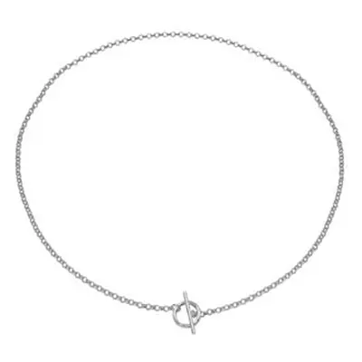 Sterling Silver T-bar Necklet