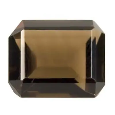 Smokey Quartz, Octagon, 12x10mm