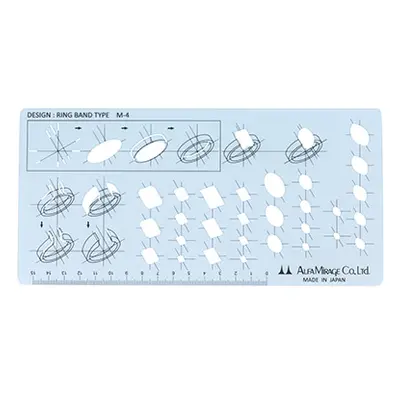 Technical Jewellery Design Template For Flat Ring Shanks