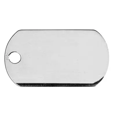 Sterling Silver Dog Tag 22x13x0.5mm Stamping Blank