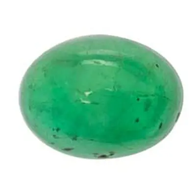 Emerald, Oval Cabochon, 10x8mm