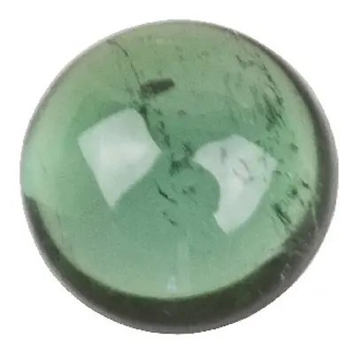 Green Tourmaline, Round Cabochon 6mm