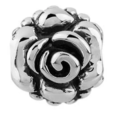 Sterling Silver Rose Charm Bead