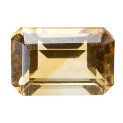 Citrine, Octagon, 6x4mm