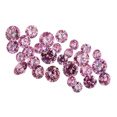 Pink Cubic Zirconia, Round, 4,5,6mm, Pack of 28 (unavailable)