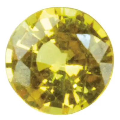 Yellow Sapphire, Round, 4mm