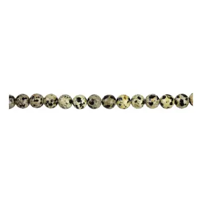 Dalmatian Jasper Semi Precious Round Beads 8mm,15&quot;-15.5&quot; Strand