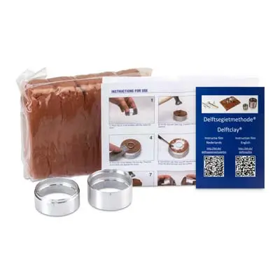 Delft Modeling Clay Kit, 2kg Of Clay Plus One Casting Ring