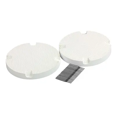 Honeycomb Soldering Board Round Small Hole, Pack of 2 With 20 Metal Pins