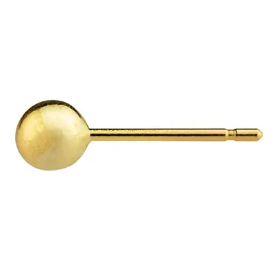 18ct Yellow Gold Ball Stud 4mm, 100% Recycled Gold